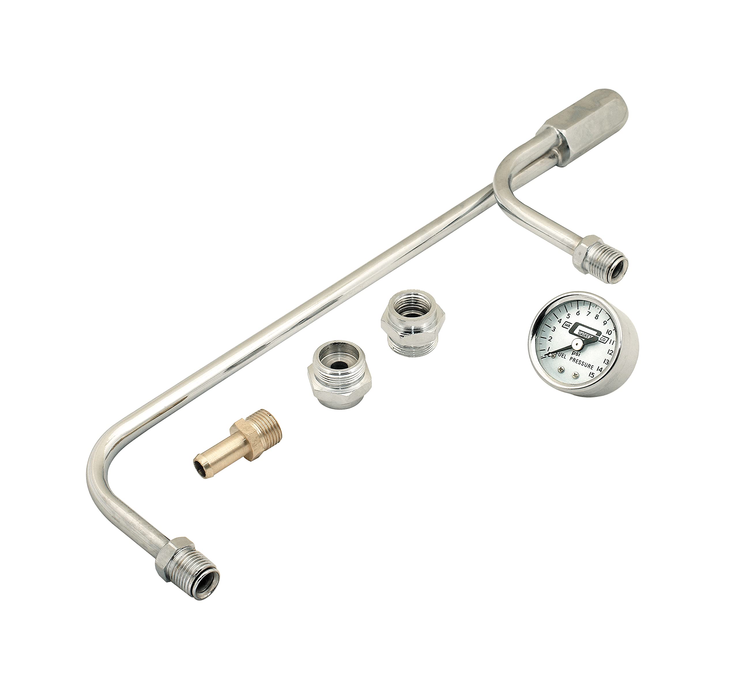 Amazon.com: Mr. Gasket 1559 Fuel Line Kit with Gauge & Fittings